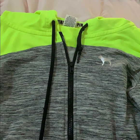 DONATED! PINK color block sweatshirt - Picture 2 of 16